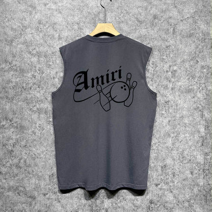 Amiri tank top bowling print