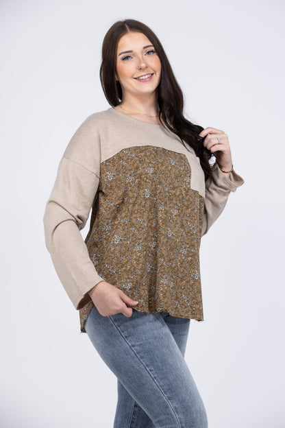 Hey There Women's Woven Long Sleeve Top
