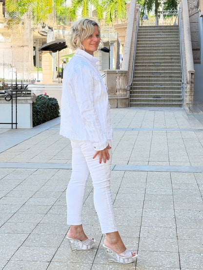 ETHYL WHITE STARLIGHT BLING JACKET