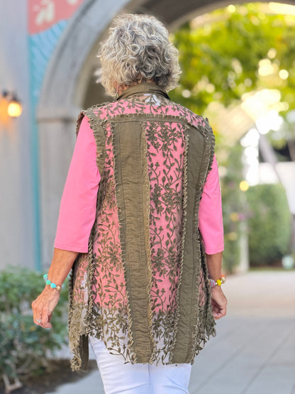 Ethyl The Harmony Vest - OLIVE