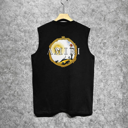 Amiri tank top magic mirror printing