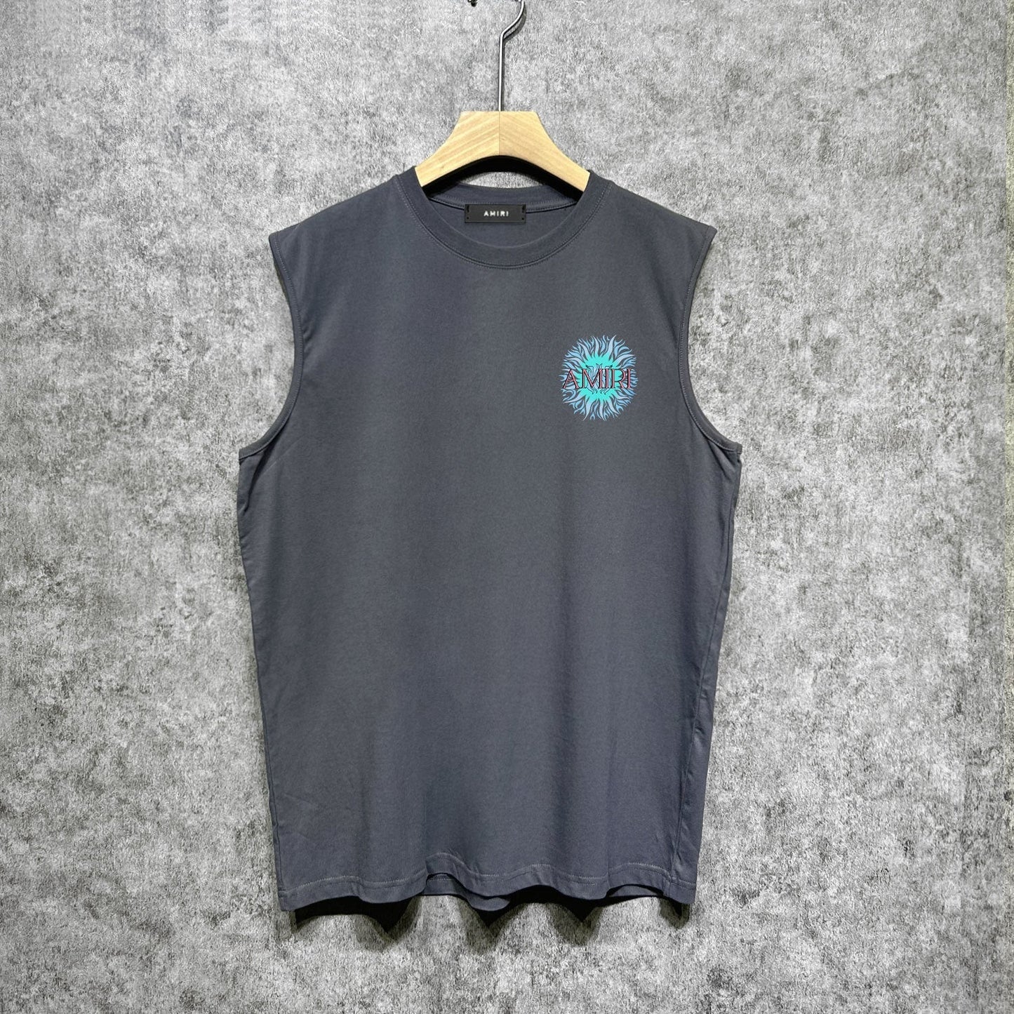 Amiri tank top colorful sun print