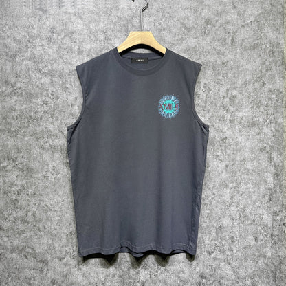 Amiri tank top colorful sun print