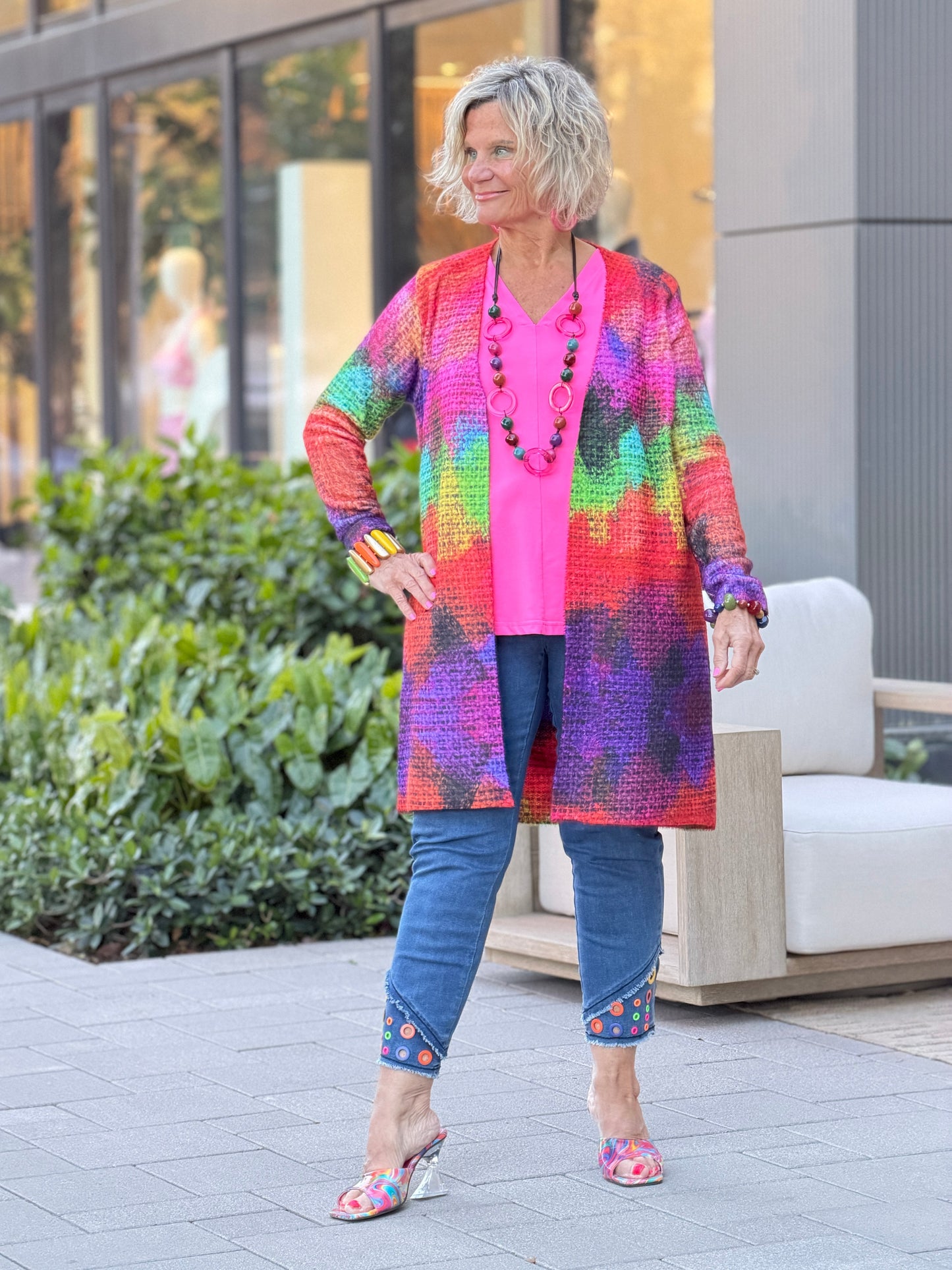 Ethyl Artwork Cardigan