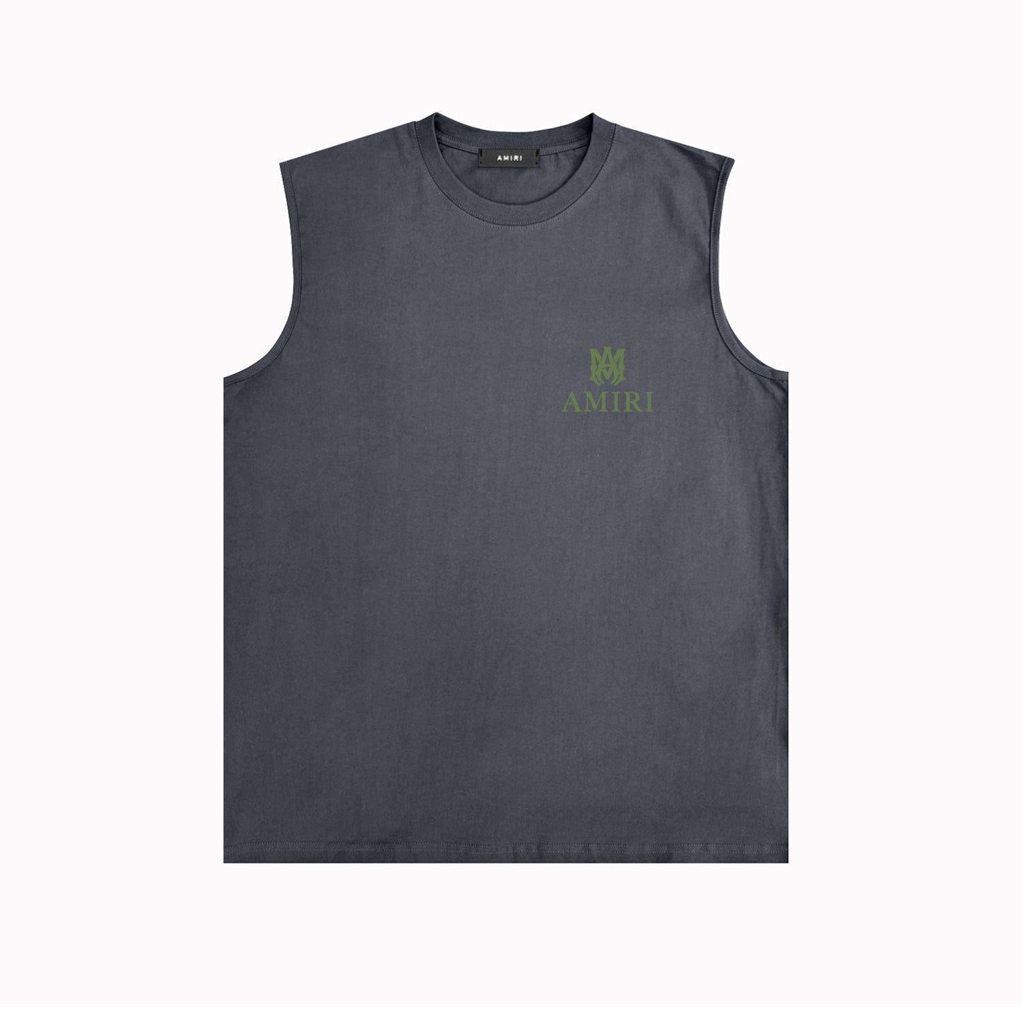Amiri tank top small spider letter horizontal stripprinting