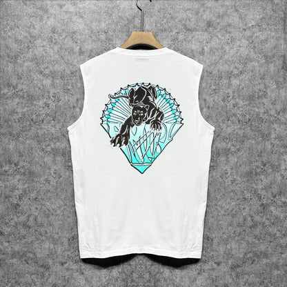 Amiri tank top black panther print