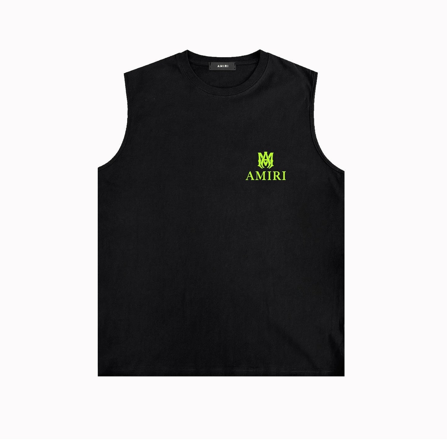Amiri tank top small spider letter horizontal stripprinting