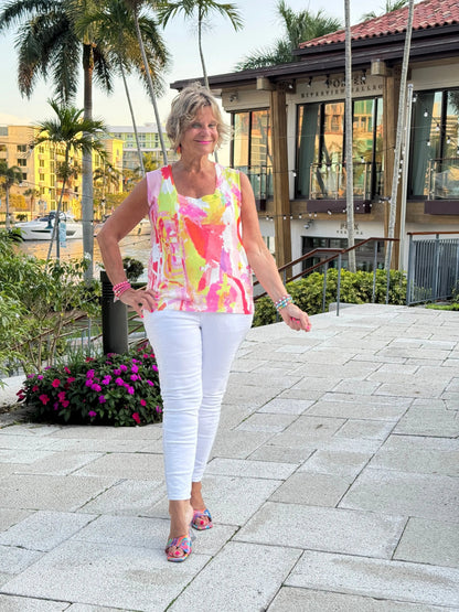 ETHYL PINK WATERCOLOR TANK