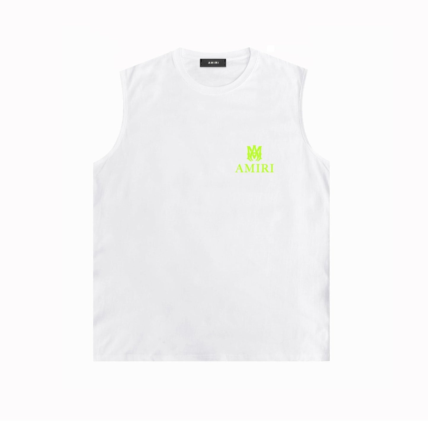 Amiri tank top small spider letter horizontal stripprinting