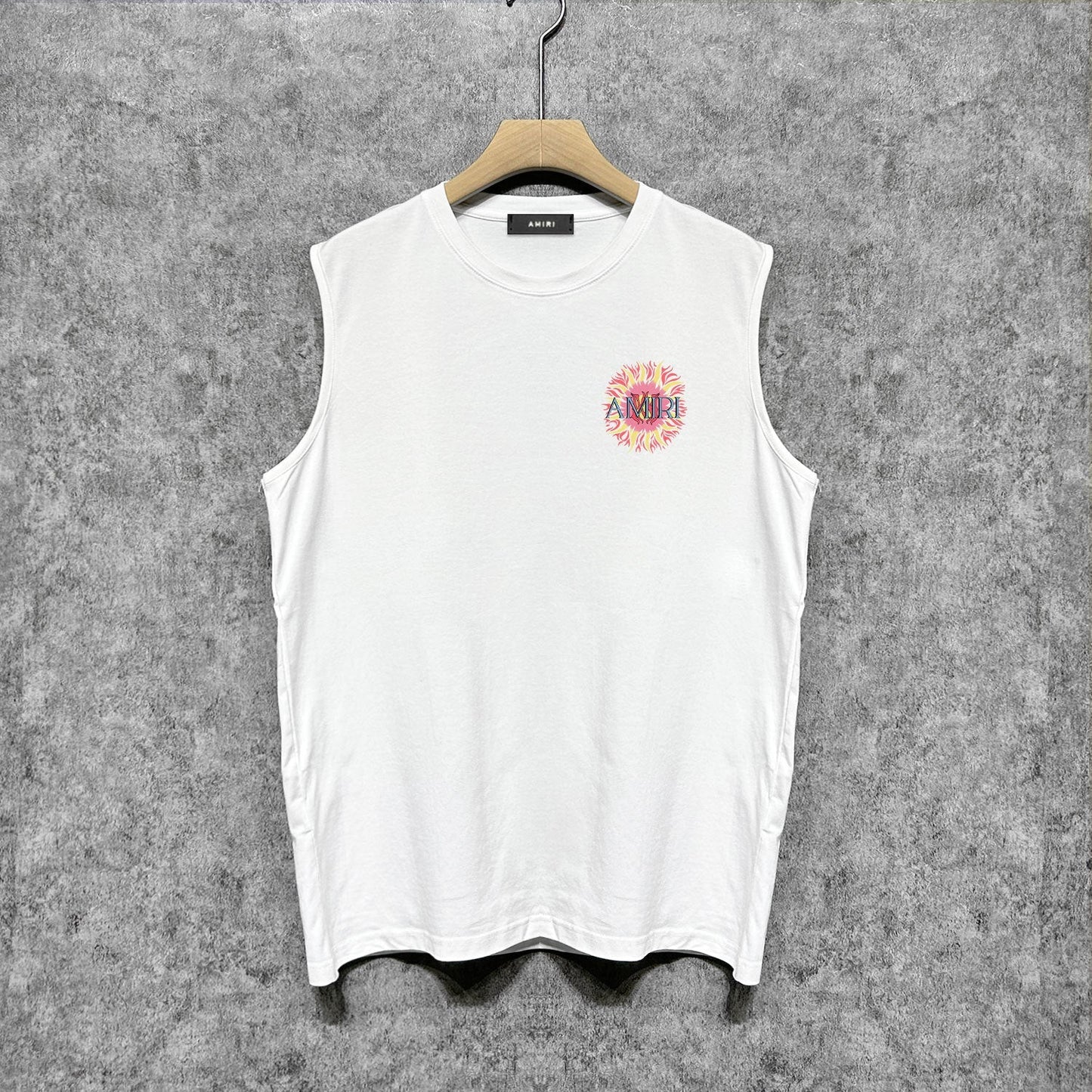 Amiri tank top colorful sun print