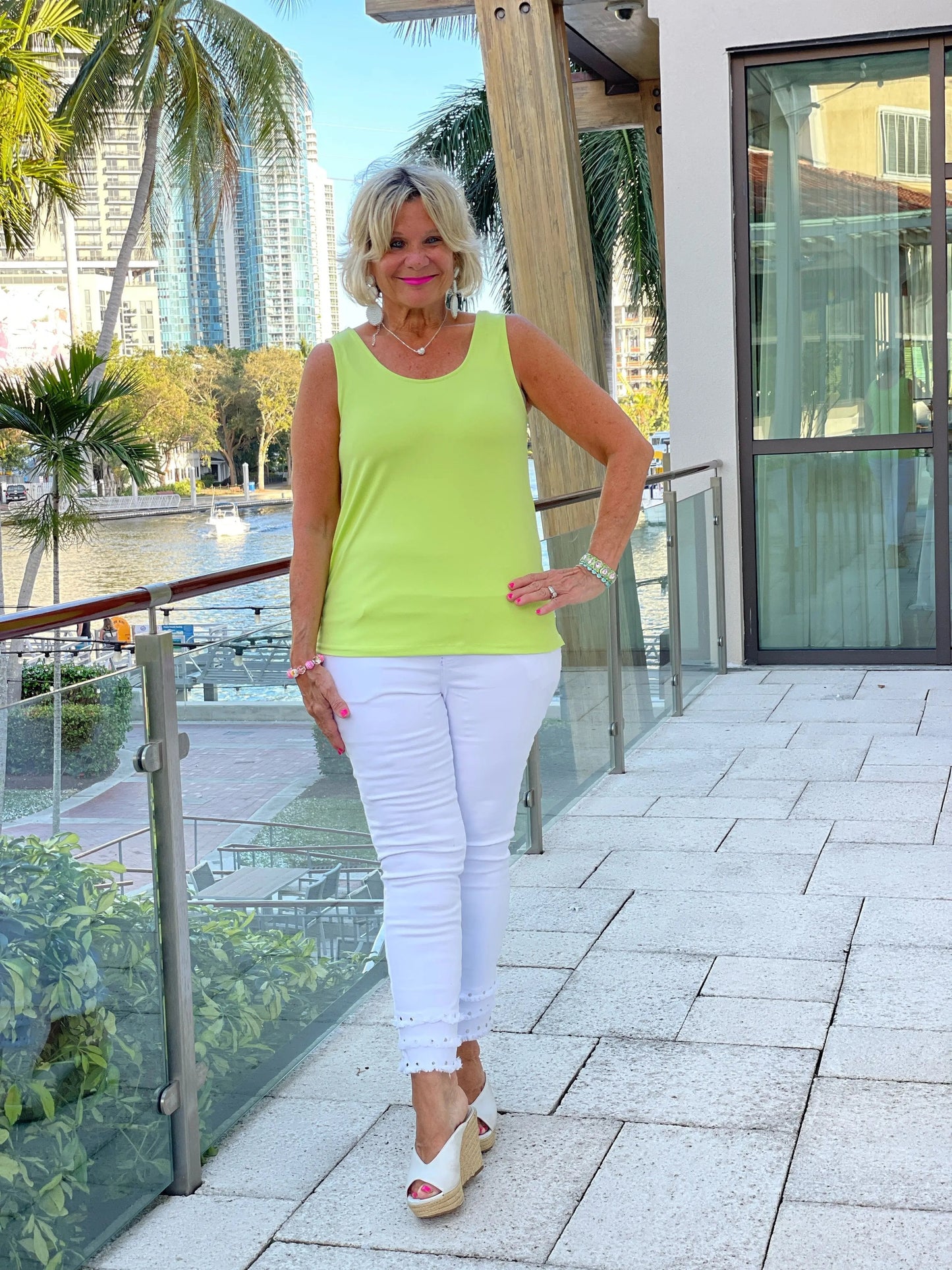 LULU-B KEY LIME SPANK TANK