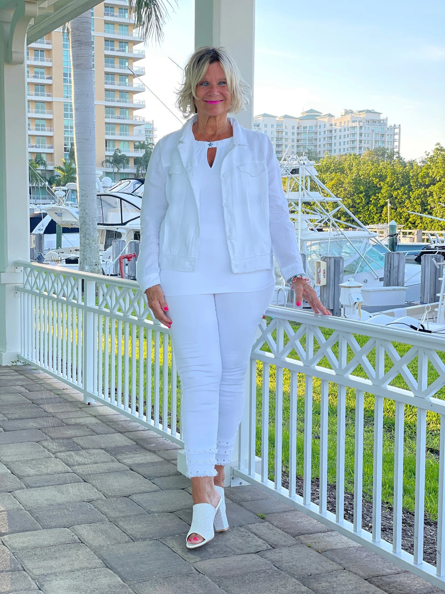 ETHYL DOTTIE ANKLE PANT