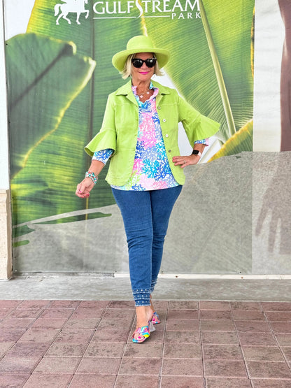 Ethyl Easy Going Jacket - Moss