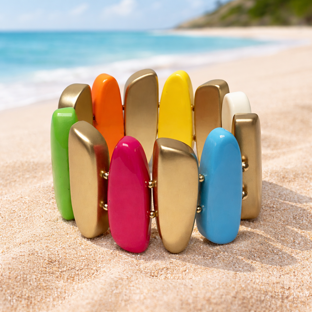 Gold Rainbow Bracelet