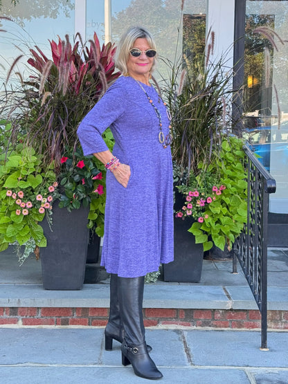 FALL MAGIC BLUE DRESS