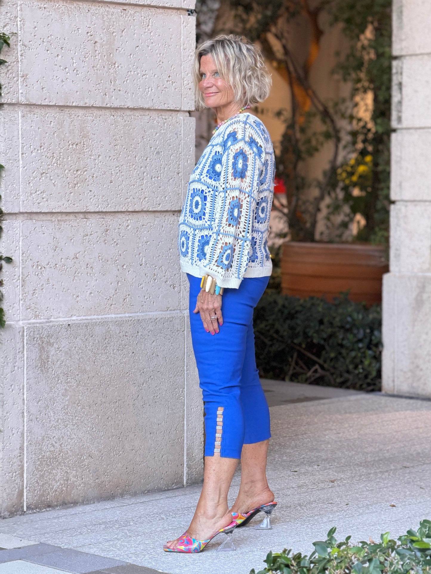 Floral Crochet Sweater