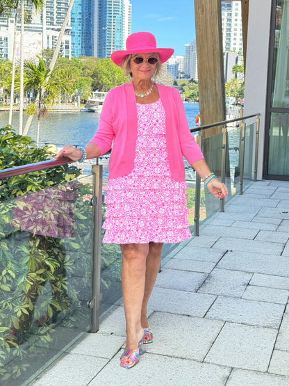 LULU B TROPIC PETALS CHA CHA DRESS
