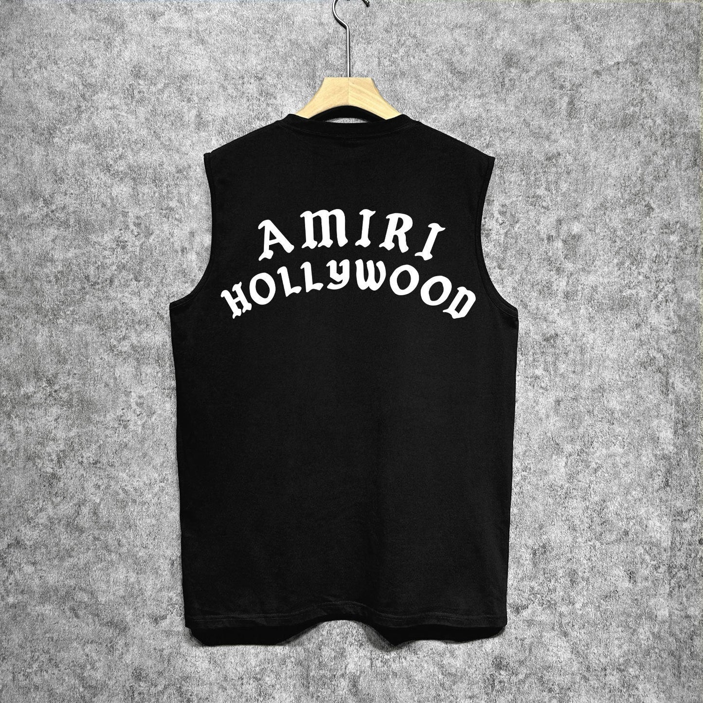 Amiri tank top hollywood pure letterprinting