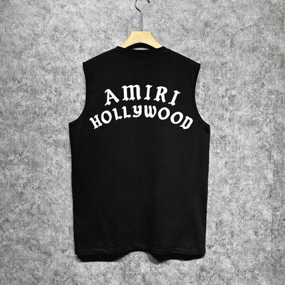 Amiri tank top hollywood pure letterprinting