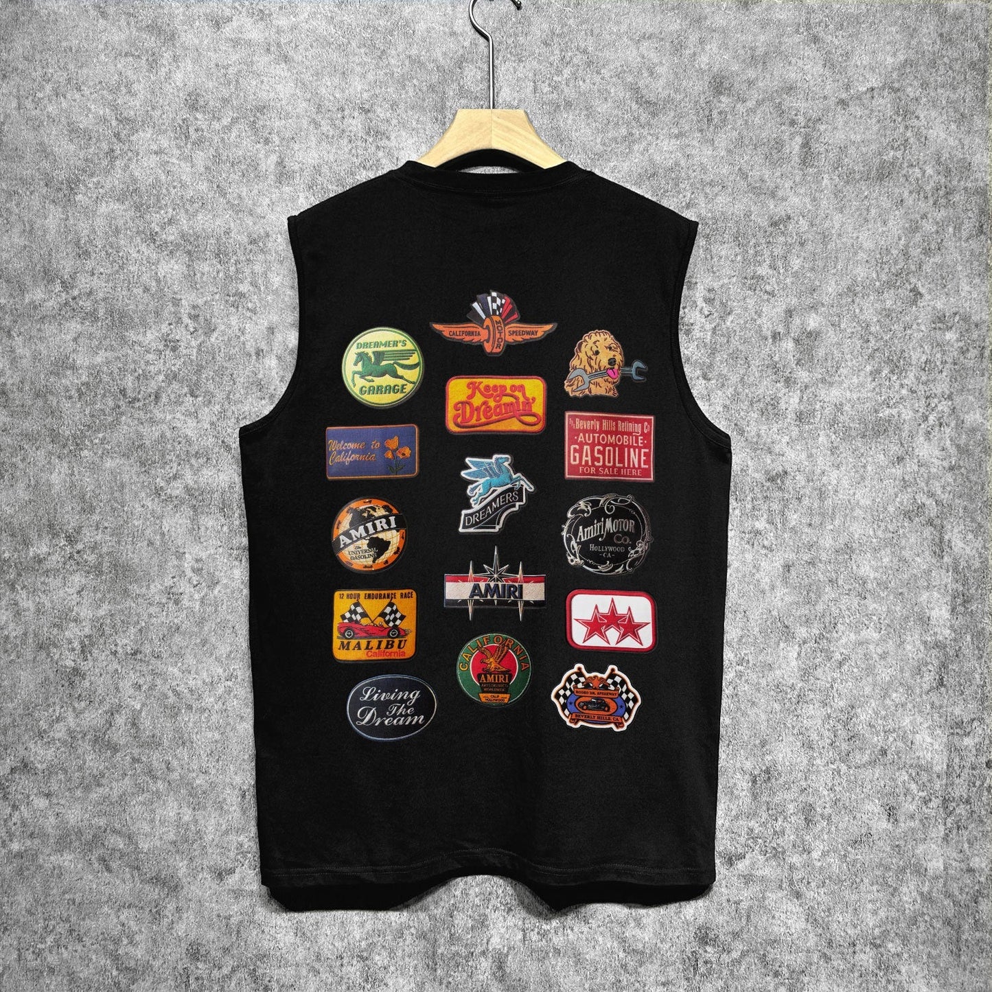 Amiri tank top multi-chapter printing