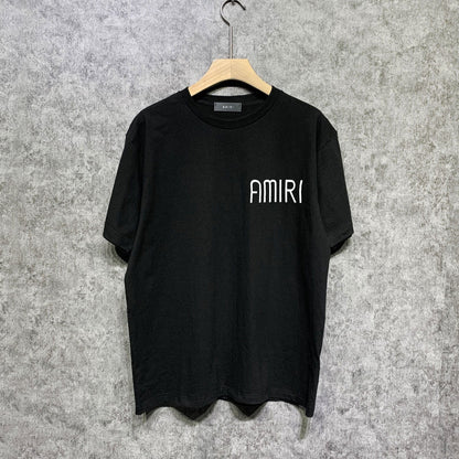 Amiri t shirts spider printing short sleeve