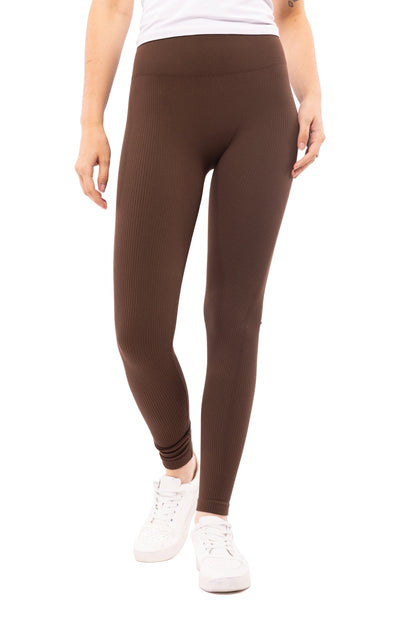 Work For It Women's Ribbed Seamless Leggings