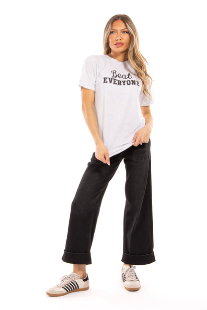 "Beat Everyone" Graphic Tee