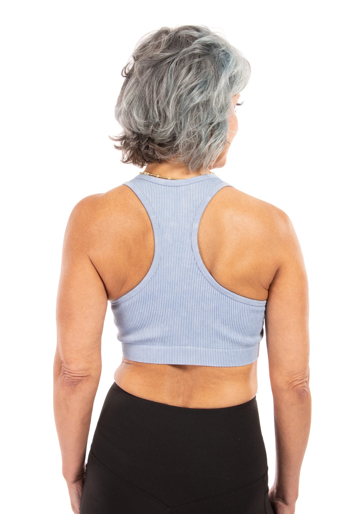 Exceed My Expectations Women's Ribbed Racerback Bralette