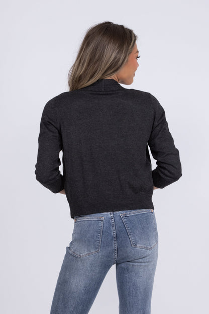 Open Bolero Women's Everyday 3/4 Sleeve Cardigan
