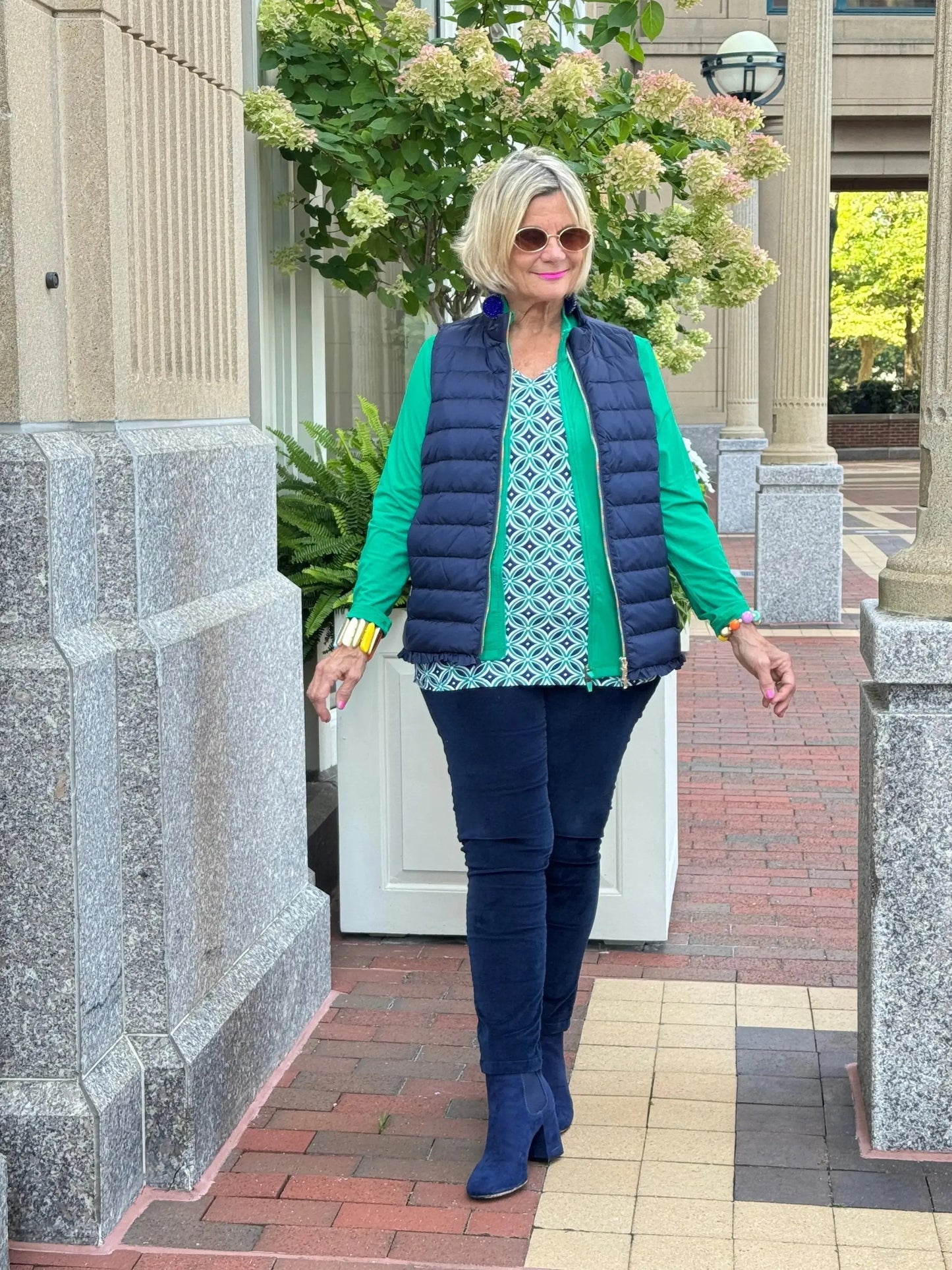 Lulu B  Bay Club V Neck Top