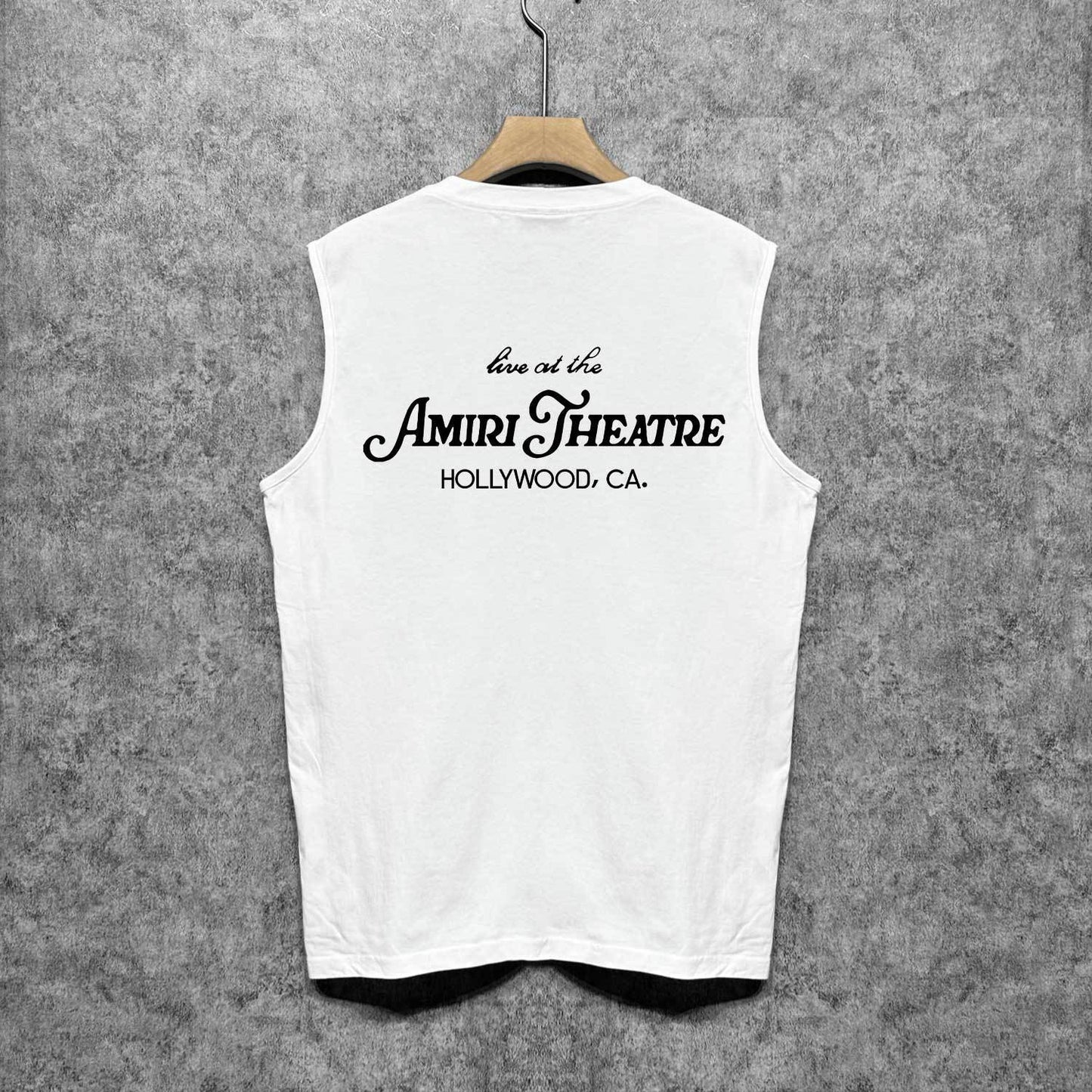 Amiri tank top with strange letter printing