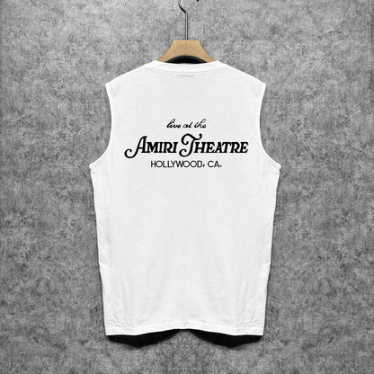 Amiri tank top with strange letter printing