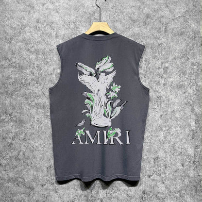 Amiri tank top angel printing