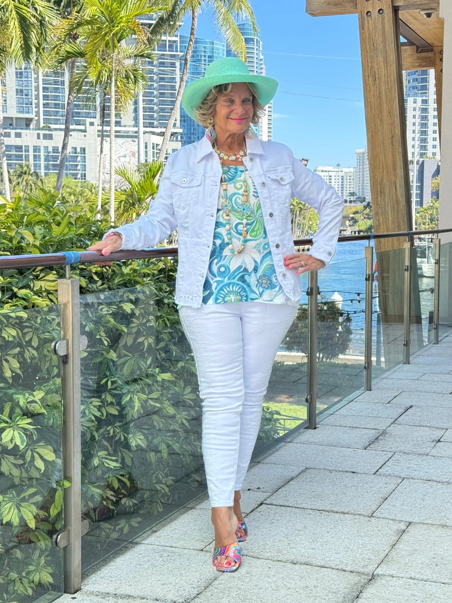 Ethyl Eyelet Elegance Jacket - Delightful