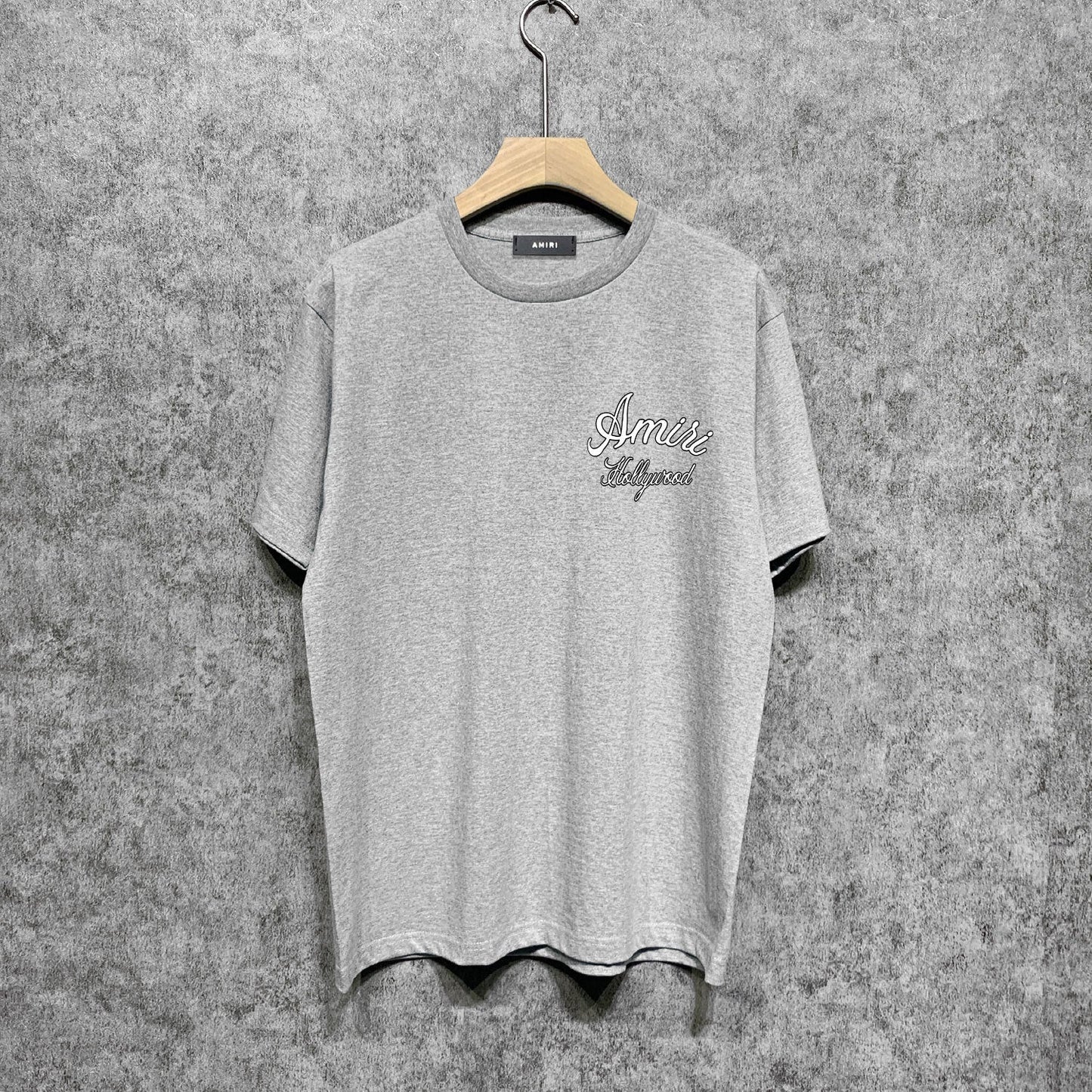 Amiri t shirts letter padded printing short sleeves