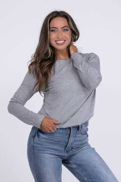 Give Me More Women's Hi-Low Long Sleeve Top