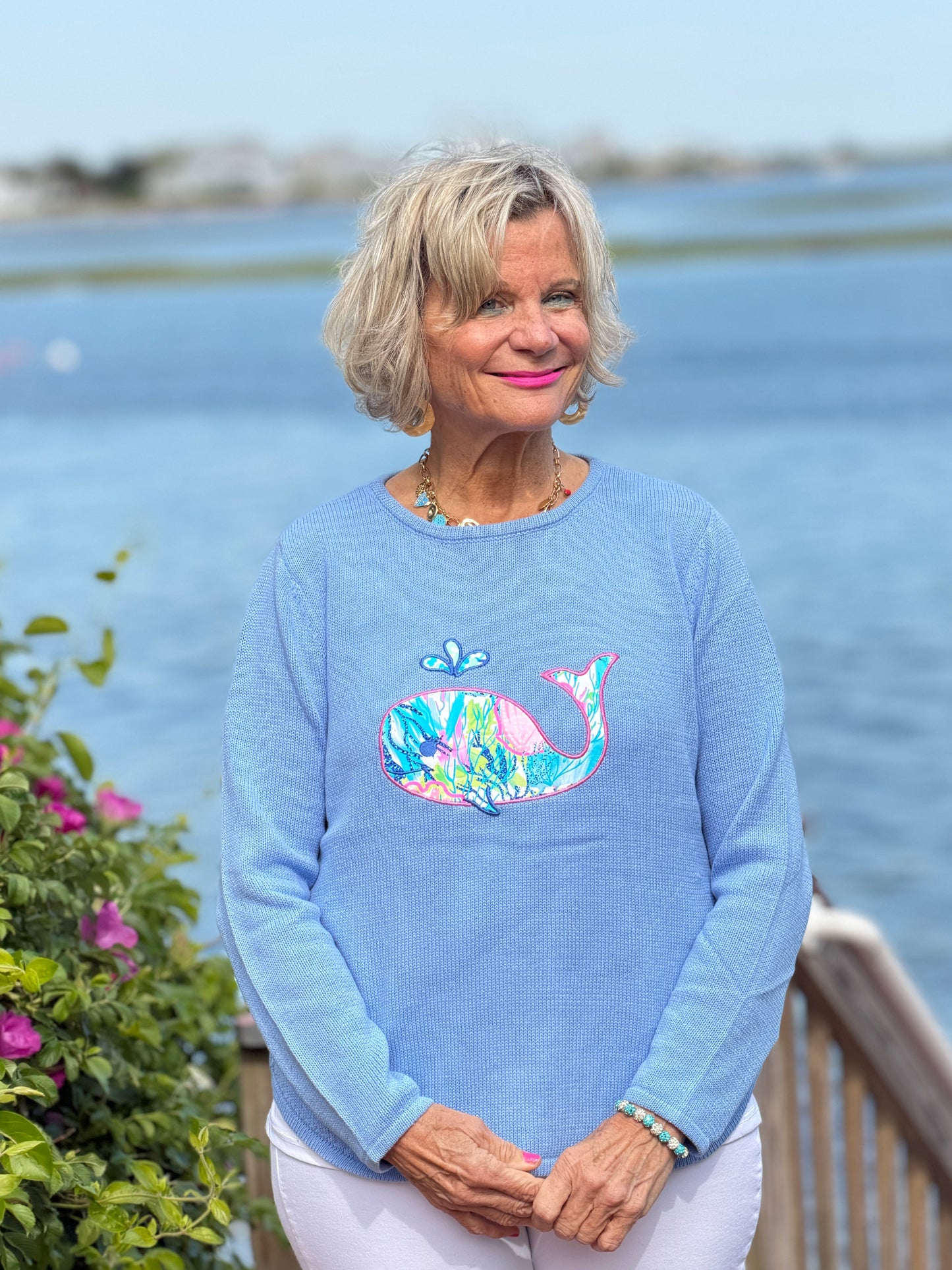 BEACH CLUB PERRI WHALE SWEATER