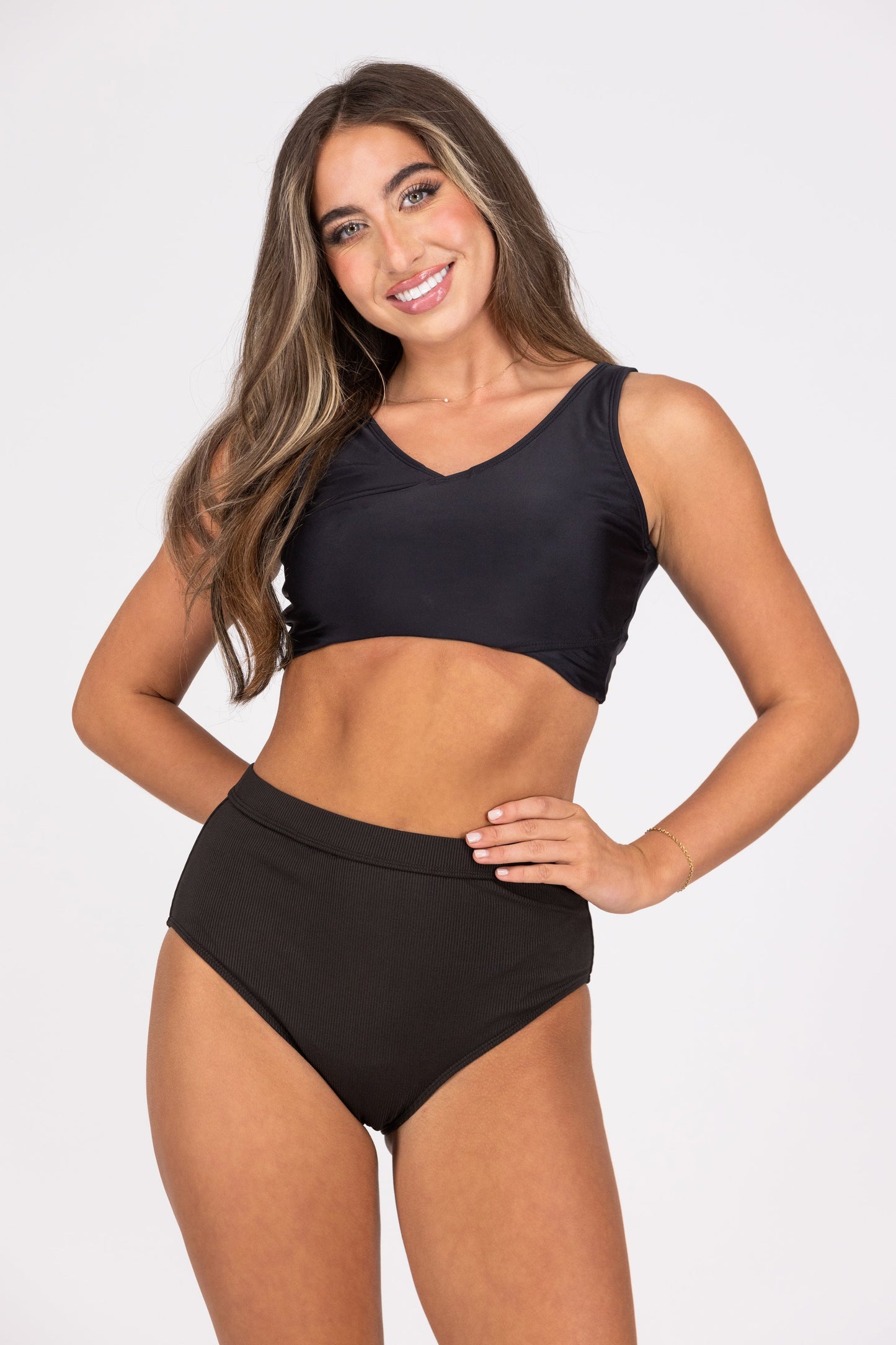 Savage Love Women's V-Neck Swim Top
