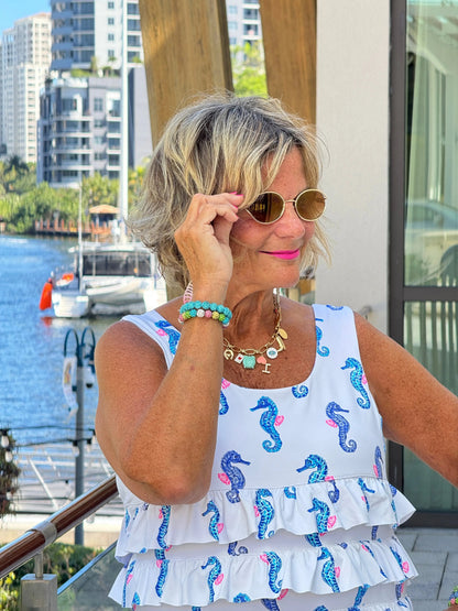 LULU B SHORELINE CHARM CHA CHA TANK