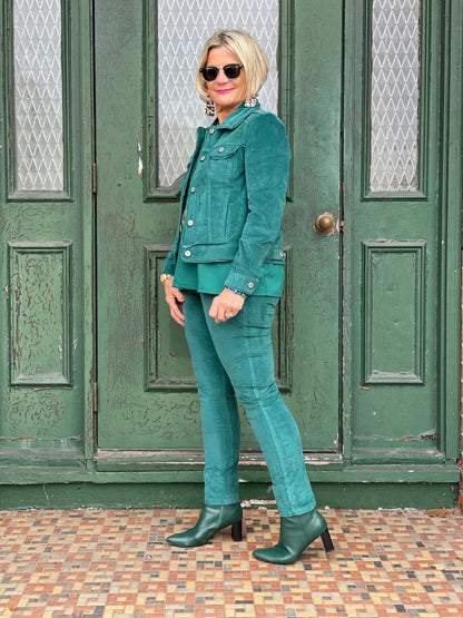LULU-B EMERALD  VELOUR JACKET