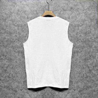 Amiri tank top with slanted art word printing
