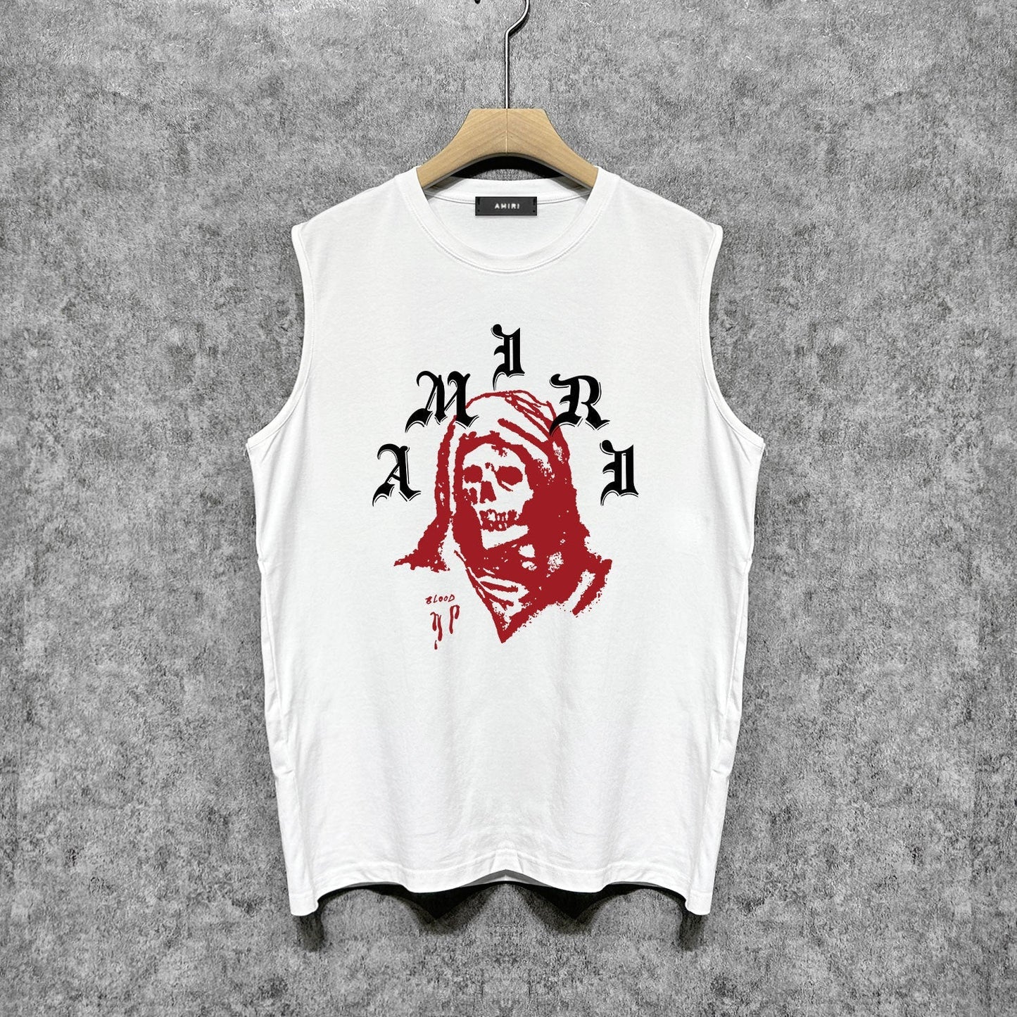 Amiri tank top bandana skull print