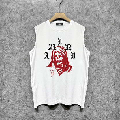 Amiri tank top bandana skull print