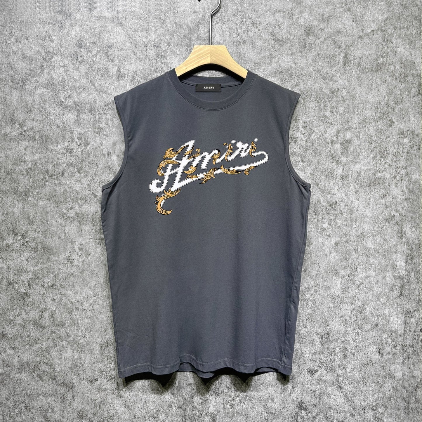 Amiri tank top ye man letterprinting