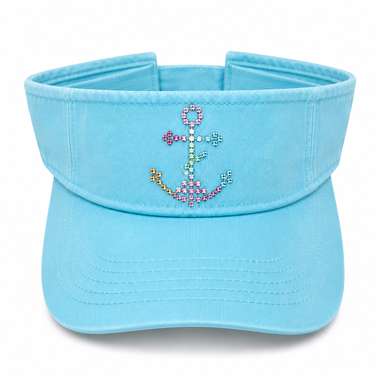 AQUA BLING ANCHOR VISOR
