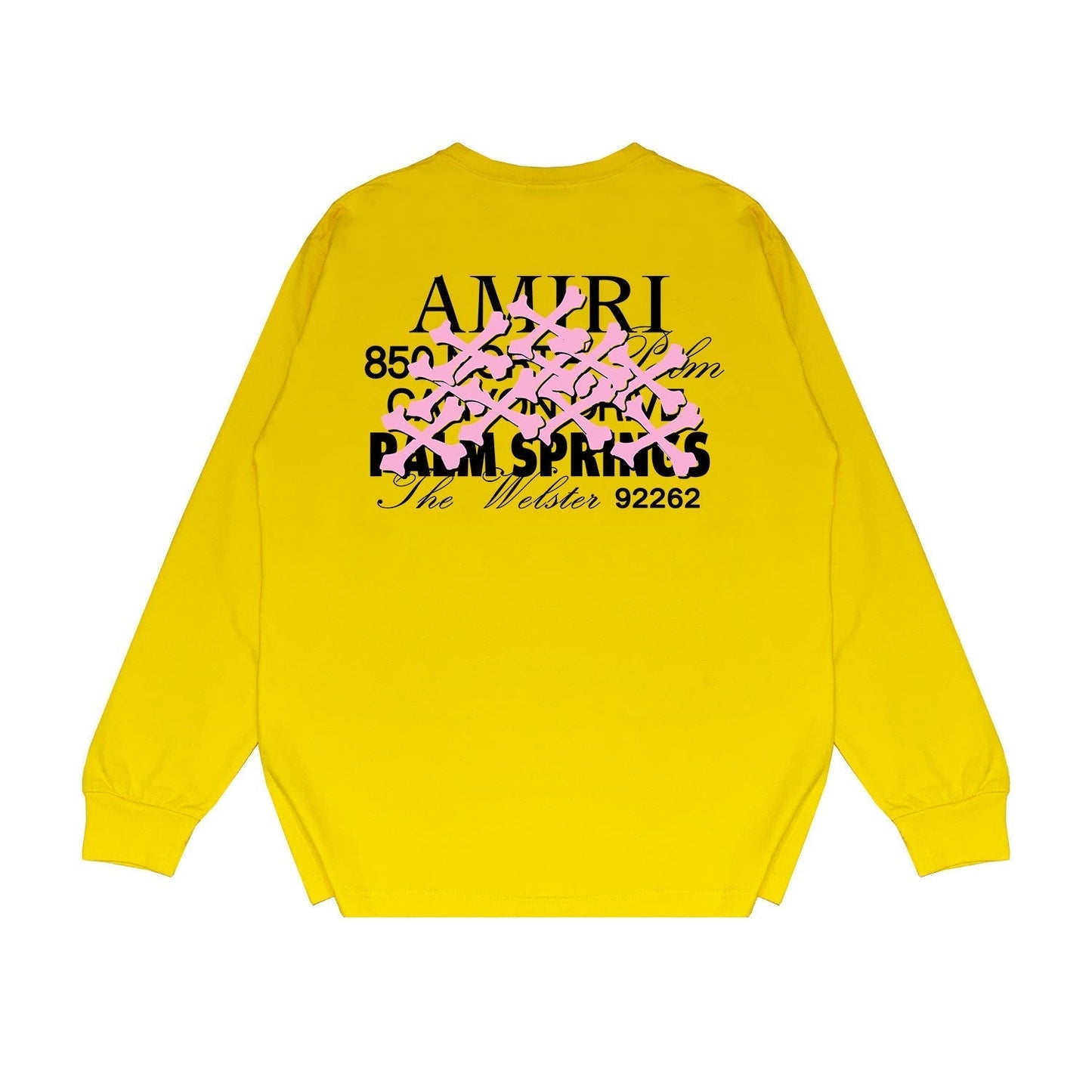 Amiri Long Sleeved Shirt Printed Trendy Pure Cotton
