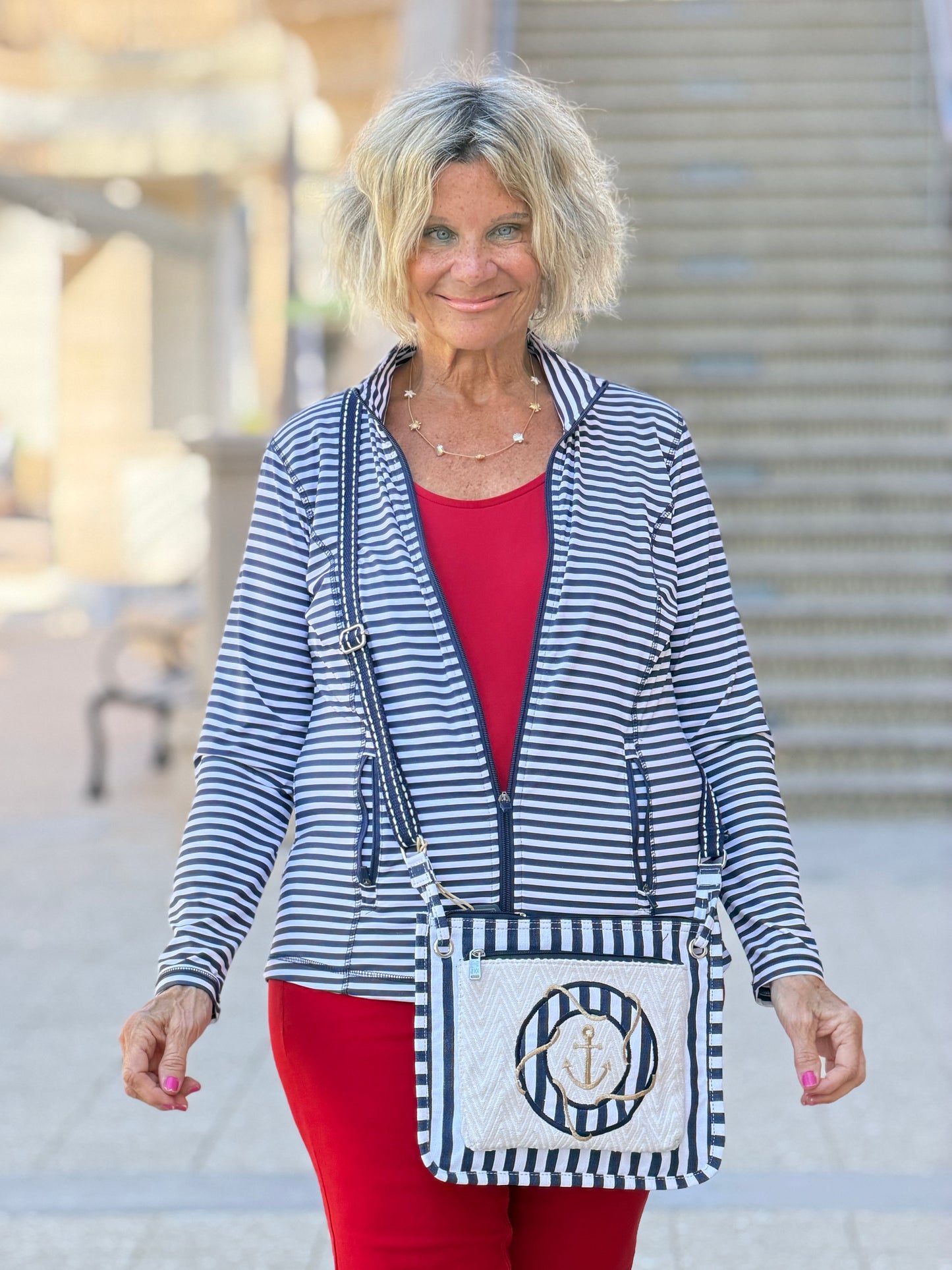 Anchor, Gold Anchor Crossbody