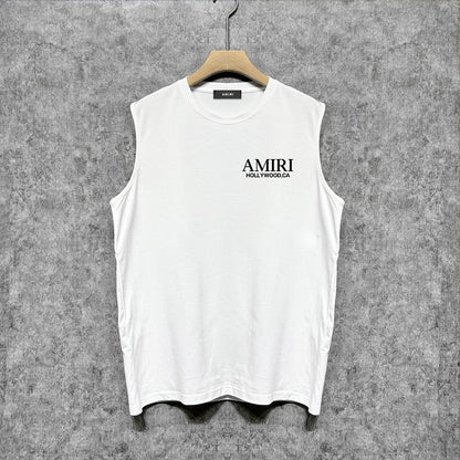 Amiri tank top skeleton letterprinting