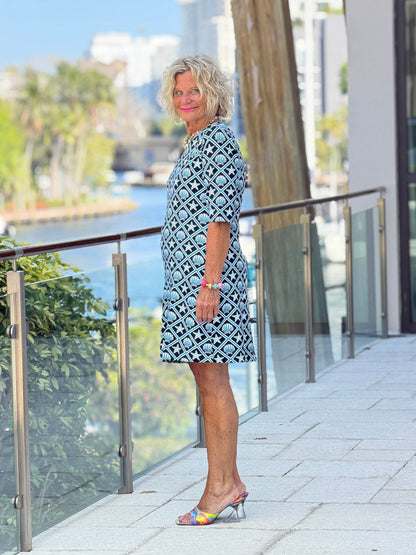 LULU B OCEAN TREASURES ELBOW DRESS