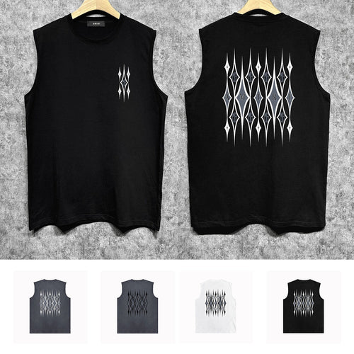 Amiri tank top retro geometric graphic printing